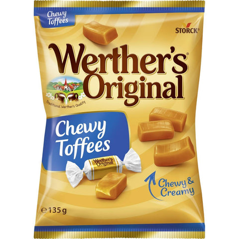 Werther's Original Gräddkola - Soft Cream Toffees - 135g-Swedishness