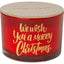 Xmas Doftljus Fiona röd - Scented candle red-Swedishness
