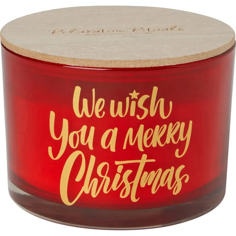 Xmas Doftljus Fiona röd - Scented candle red-Swedishness