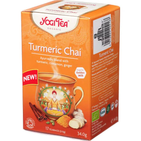 Yogi Te Turmeric chai Krav 17-p - Tea Turmeric chai 17-p - 34 g-Swedishness