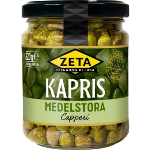 Zeta Kapris Medelstora- Capers Medium - 220g-Swedishness