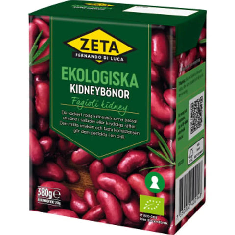 Zeta Kidneybönor Ekologisk - Kidney Beans Organic - 380g-Swedishness