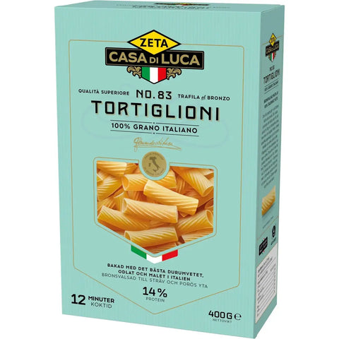 Zeta Tortiglioni - Tortiglioni pasta - 400g-Swedishness
