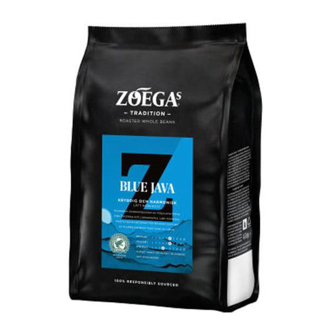 Zoegas Bönor Blue Java - Spicy & Light Roasted Coffee Beans 450 g-Swedishness