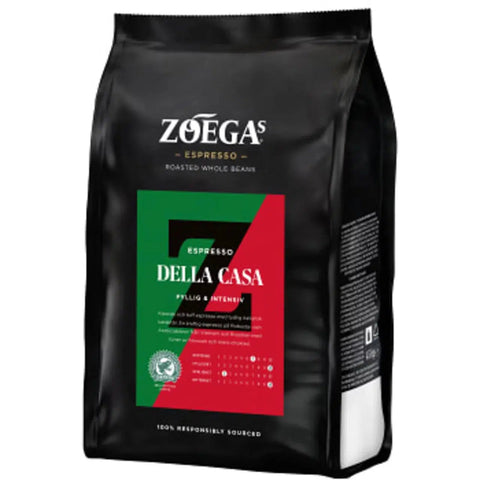 Zoegas Espresso Della casa Hela bönor - Espresso Whole beans - 450 g-Swedishness