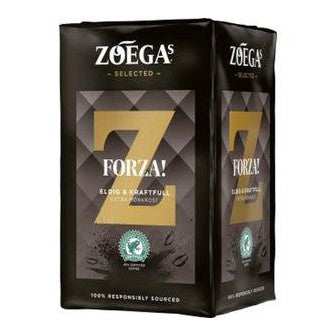 Zoegas Forza Bryggkaffe - Ground Dark Roasted Coffee 450 g-Swedishness