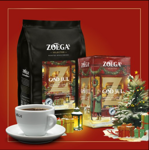 Zoegas Julkaffe malet 2025 - Ground Dark Roasted Coffee 450 g-Swedishness