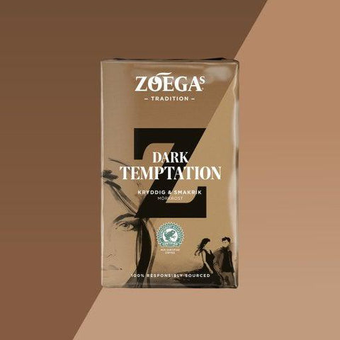 Zoegas Kaffe Dark Temptation - Spicy & Tasty Dark Roast coffee - 450 g-Swedishness