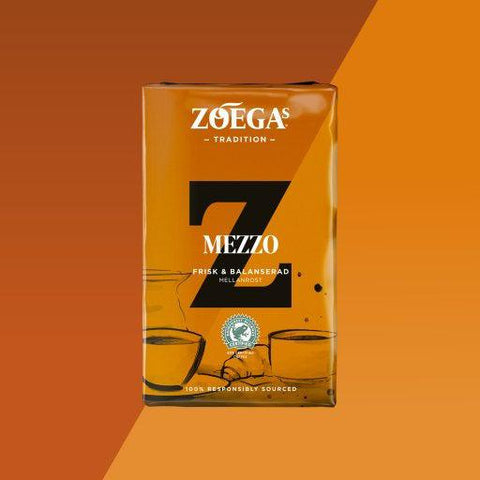 Zoegas Kaffe Mezzo - Fresh & Balance Medium Roast Ground coffee - 450 g-Swedishness