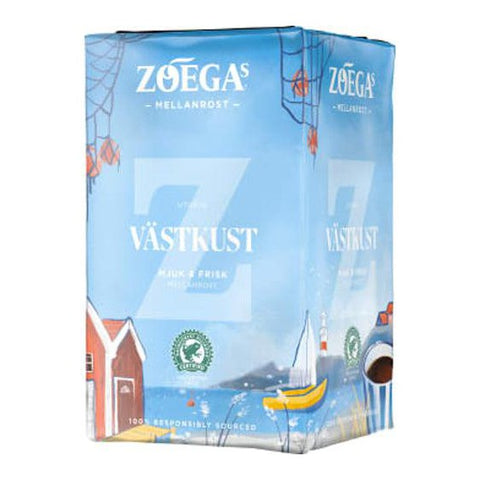 Zoegas Västkust Bryggkaffe - West Coast Ground Coffee 450 g-Swedishness