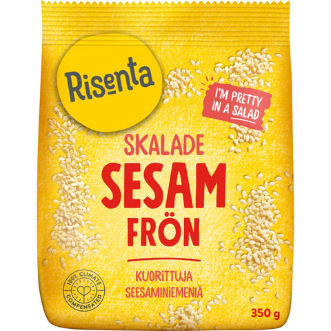 Risenta Sesamfrön Skalade - Hulled Sesame Seeds - 350g - Swedishness