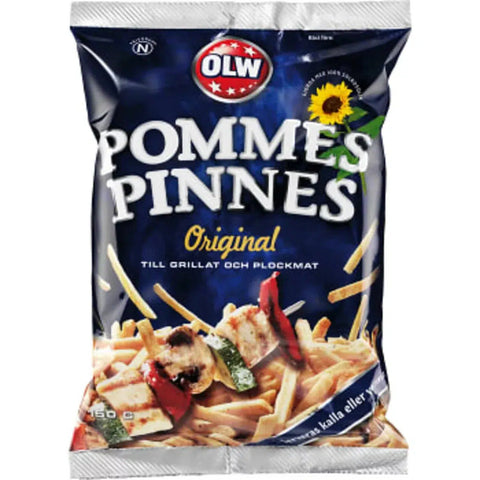 OLW Pommes Pinnes Original - French fries sticks Original - 150 g-Swedishness