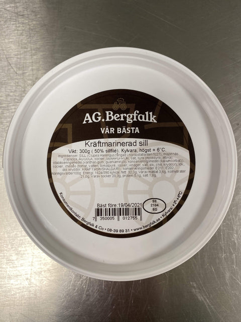AG Bergfalks Kräftsill - Crayfish Marinated Herring 300 g-Swedishness