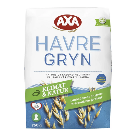 AXA Havregryn - Oats 750 g-Swedishness