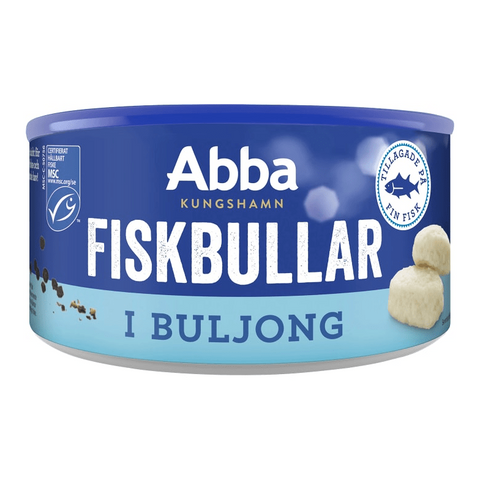 Abba Fiskbullar i buljong - Fish Dumplings in Broth 375g-Swedishness