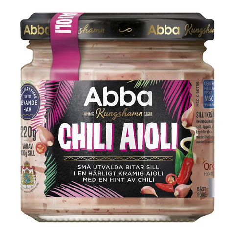 Abba Herring Chili Aioli- Hering Chili Aioli 220 g-Swedishness