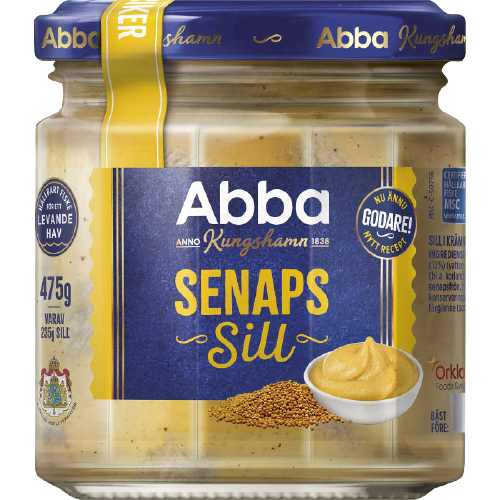 Abba Senapssill - Mustard Herring 475g-Swedishness
