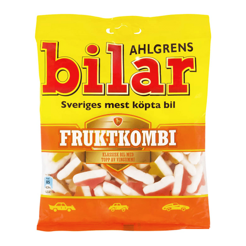 Ahlgrens Bilar Fruktkombi - Fruity Combination Marshmallows 140g-Swedishness