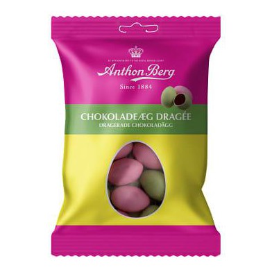 Anthon Berg Chokladägg Dragerad - Chocolate Eggs Coated 80g-Swedishness