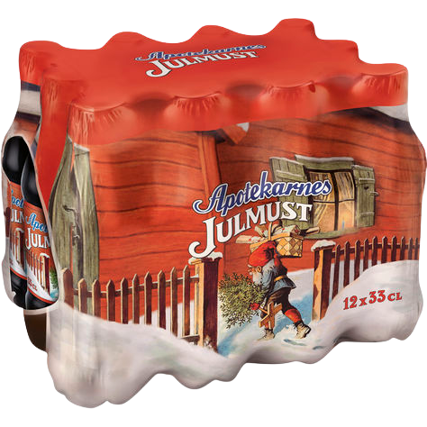 Apotekarnes Julmust 12 pack- Christmas Soda 12x33 cl-Swedishness