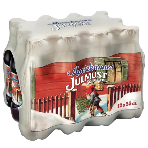 Apotekarnes Sockerfri Julmust 12 pack - Light Christmas Soda 12x33 cl-Swedishness