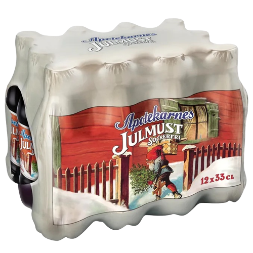 Apotekarnes Sockerfri Julmust 12 pack - Light Christmas Soda 12x33 cl-Swedishness