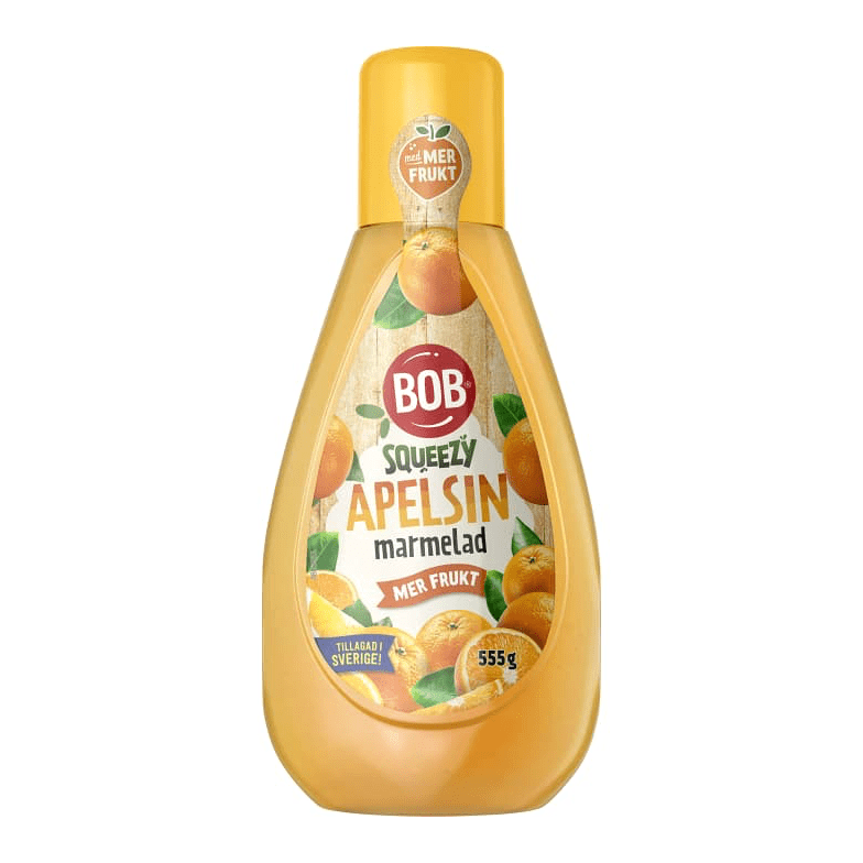 BOB Squeezy Apelsinmarmelad - Orange Marmelade 555 g-Swedishness
