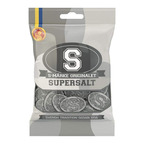 Candypeople S-märke Supersalt - Supersalty candy 80 g-Swedishness