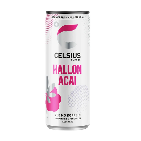 Celsius Energidryck Hallon Acai - Energy Drink Raspberry Acai 35,5cl-Swedishness