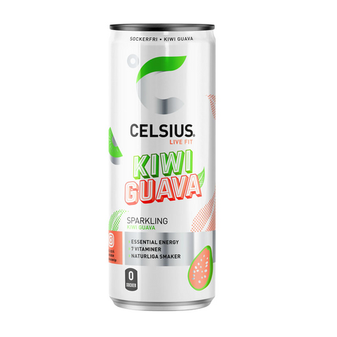 Celsius Energidryck Kiwi Guava - Energy Drink Kiwi Guava 35,5cl-Swedishness