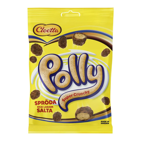 Cloetta Polly Super Crunchy - Milk Chocolate Butter toffee 150 g-Swedishness