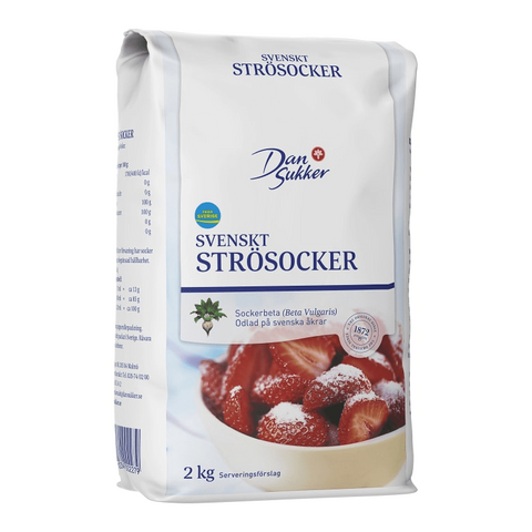 Dansukker Strösocker - Caster Sugar 2kg-Swedishness