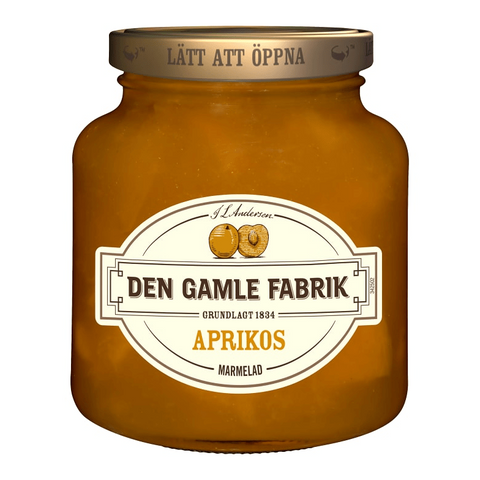 Den Gamle Fabrik Aprikos Marmelad - Apricot Marmelade 380g-Swedishness