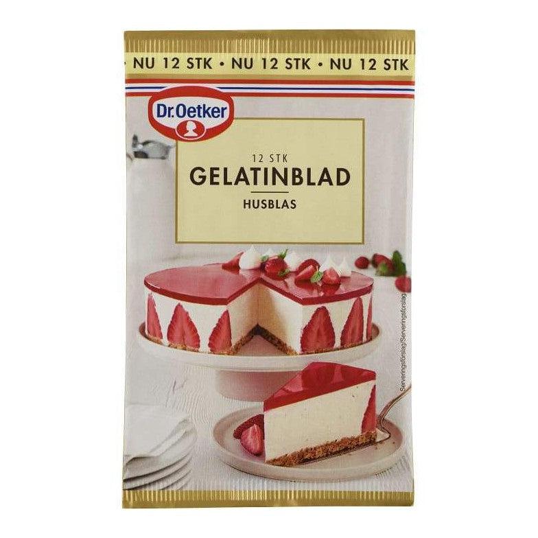 Dr Oetker Gelatinblad - Gelatine Leaves 20 g-Swedishness