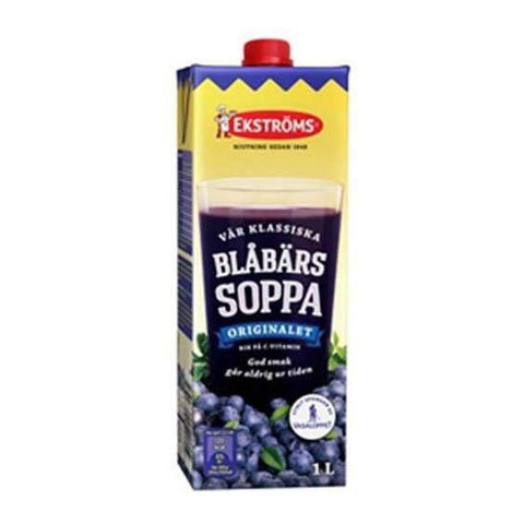 Ekströms Blåbärssoppa Original - Blueberry Soup 1 l-Swedishness