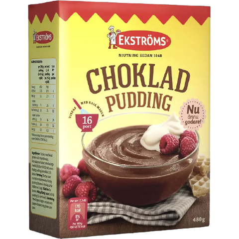 Ekströms Chokladpudding - Chocolate Pudding Powder 480g 16 portions-Swedishness