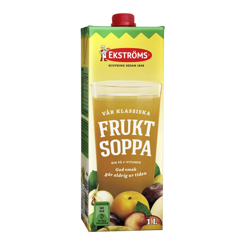 Ekströms Fruktsoppa- Fruit Soup 1 l-Swedishness