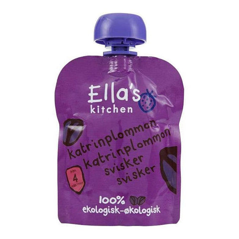 Ella's Kitchen Mosade Katrinplommon - Plum Puré for Children from 4 months 70g-Swedishness