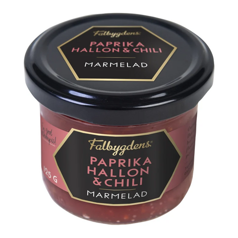 Falbygdens Paprika, Hallon & Chili Marmelad - Pepper Raspberry & Chili Marmelade 125 g-Swedishness