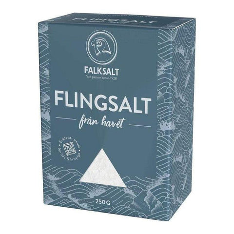 Falksalt Flingsalt från Havet - Saltflakes from the Sea 250g-Swedishness