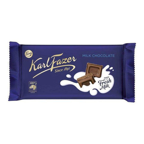 Fazer Chokladkaka Mjölkchoklad - Chocolate bar 145g-Swedishness