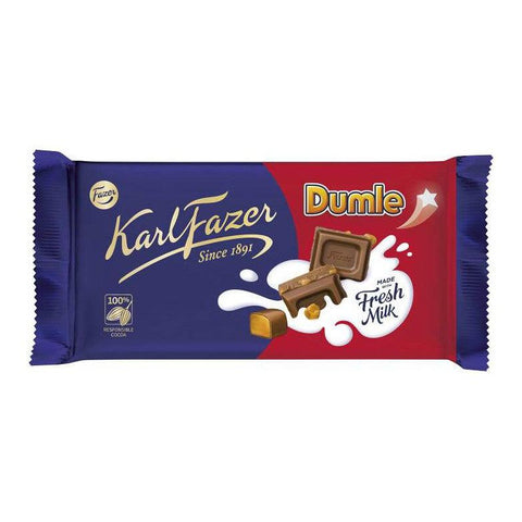 Fazer Dumle Chokladkaka - Chocolate Bar 145g-Swedishness