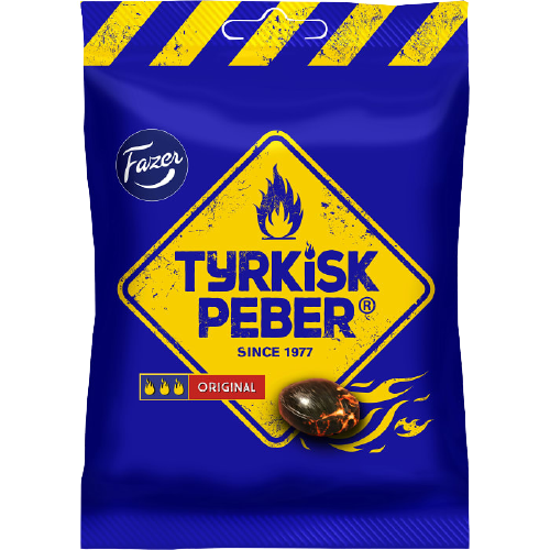 Fazer Tyrkisk Peppar Original - Hot Peppery Liquorice Candy 150g-Swedishness