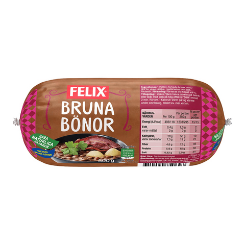 Felix Bruna Bönor - Brown Beans 500g-Swedishness