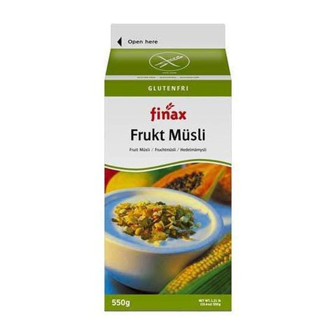 Finax Frukt Müsli Glutenfri - Fruit Cereal Gluten-free 550g-Swedishness