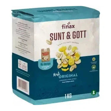 Finax Müsli Gott & Sunt Original - Cereal 1 kg-Swedishness