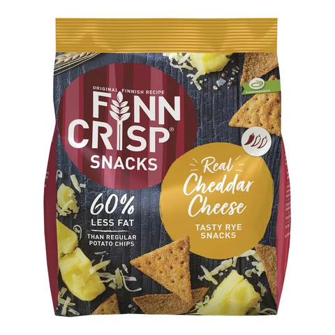 Finn Crisp rågsnacks cheddar - Rye snacks cheddar 150g-Swedishness