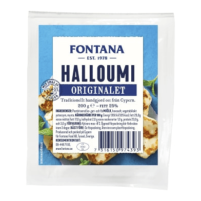 Fontana Halloumi Orginalet Grillcheese - Grill Cheese 200g-Swedishness