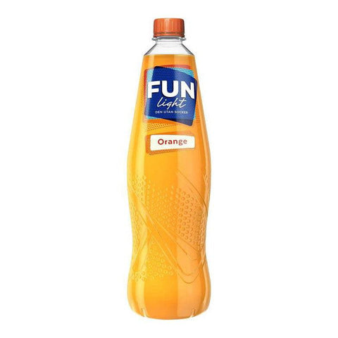 Fun Light Lightdryck Apelsin Sockerfri - Sugar free Syrup Orange 1l-Swedishness
