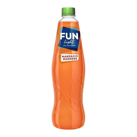 Fun Light Lightdryck Mandarin Madness Sockerfri - Sugar free Syrup Mandarin 1l-Swedishness